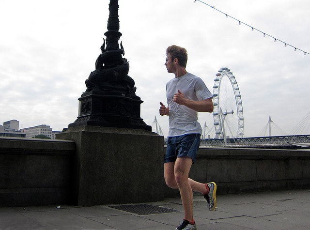 Jogging in London
