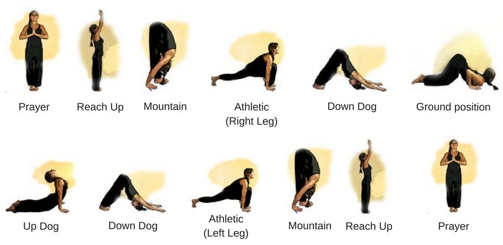 surya namaskar Tammy's Yoga