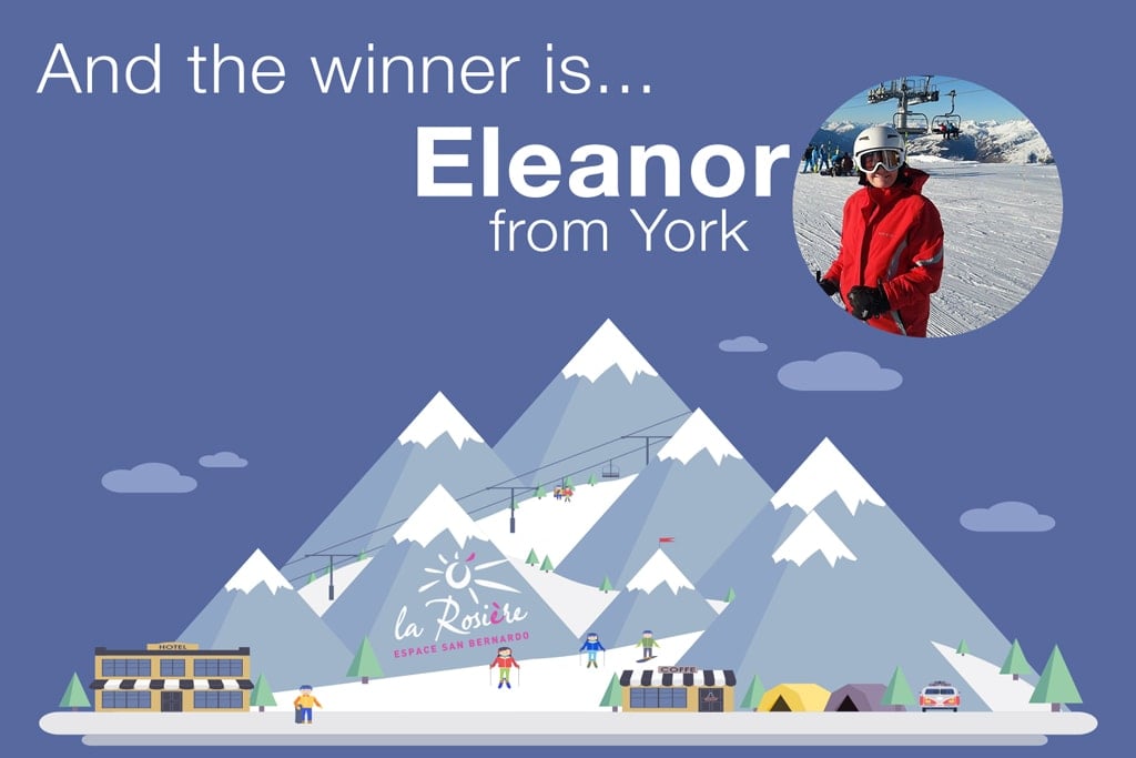 ski holiday competition winner