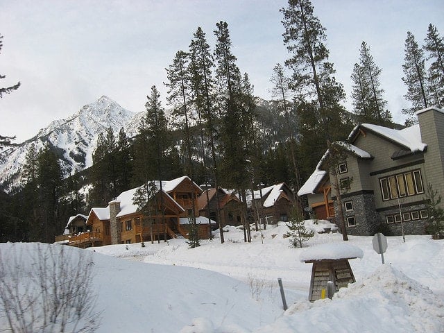 Ski chalet accommodation