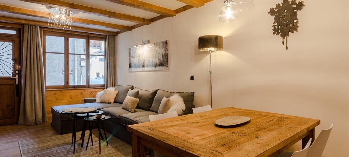 Cosy Lounge and Dining Area in Self Catered Chalet Los Robles