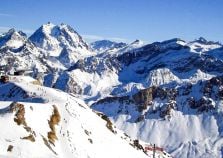 Courchevel mountains and slopes