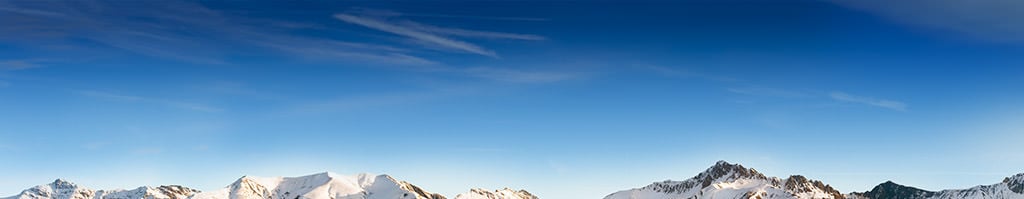 Mountain view over the Alps