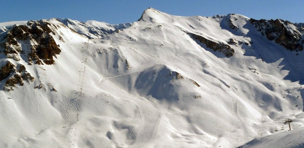 Pistes at Courchevel of the Three Valleys