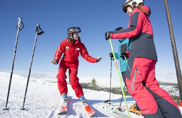 ski lessons in France