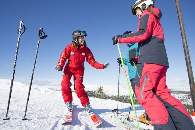 Ski lessons are for all abilities when visiting the slopes