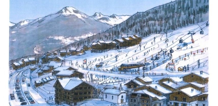 La Plagne Artist's Impression