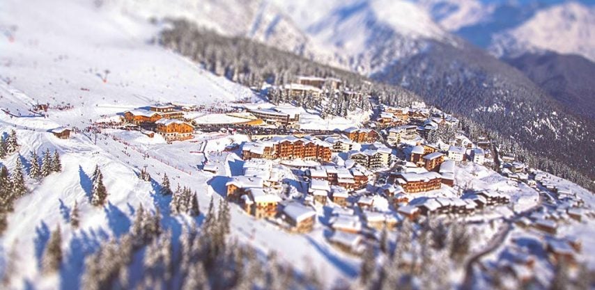 A beautiful view over La Rosiere