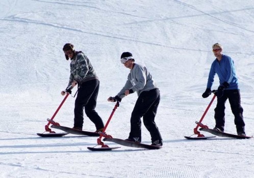 Ski Rider Another ski/trike/bike hybrid to hit the slopes, the Ski Rider is easy to learn but with endless possibilities for the ambitious rider. Great fun for adults & kids alike.