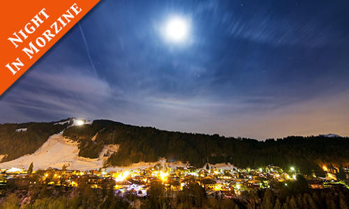 Morzine at night