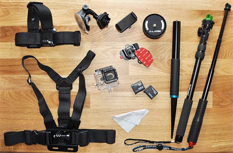 Action cam accessories