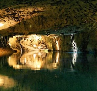 Underground lake at St Leonard