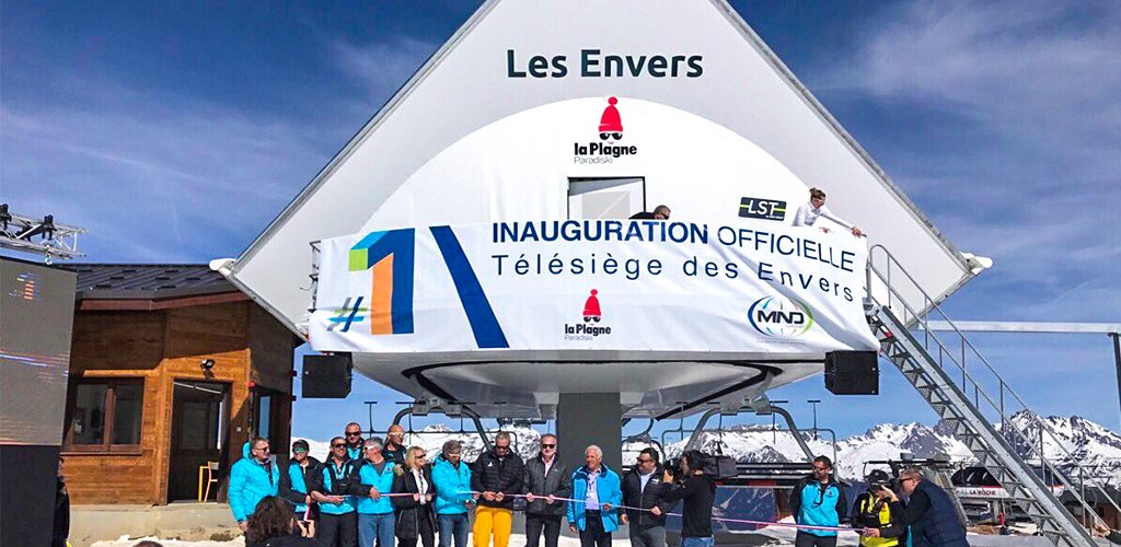 New La Plagne Montalbert ski lift open