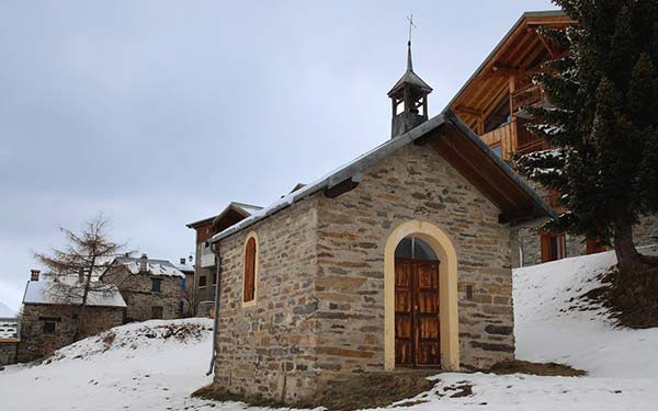 Chapel sainte jean d'arc in la Rosiere