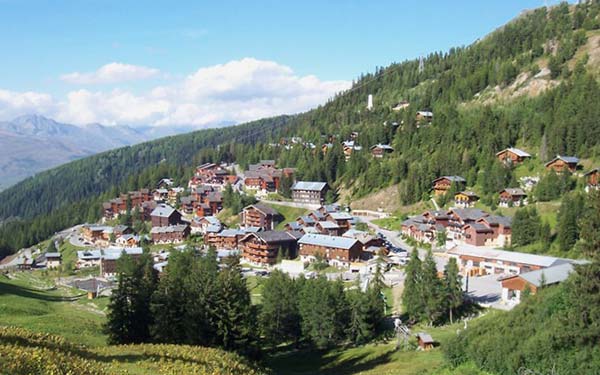 La Plagne 1800 on the site of old silver mine