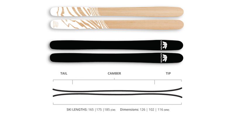 <img src="http://www.mountainheaven.co.uk/blog/wp-content/uploads/2017/07/chilton-skisjpg.jpg" alt=“chilton skis logo“ style="box-shadow: none; width: 100px; height: 100px;"class="alignright size-full wp-image-2084" /><h3>The Bitterroot Buttersticks </h3><p style="position: absolute; display: block; bottom: 20px;right: 20px; font-size: 18px; font-weight: bold;">2/2</p>The Bitterroot Buttersticks bring a new level of social and environmental responsibility to the ski industry. These hard charging and green skis appeal to all mountain rippers. And it gets better, each pair of skis feature 8 ultra thin layers of carbon fiber fabric! With leading edge performance and unique characteristics, these skis have a lot to offer. <br> <br> <h3> Where else are you going to get these fast, light and durable skis? </h3><div style="background-color:#ffffff; padding: 8px; border-radius:6px; margin: 15px auto ; display:inline-block;color:#172654"><a href="https://www.kickstarter.com/projects/719831686/chilton-skis-handmade-skis-from-repurposed-trees?ref=discovery" target="_blank" style="text-decoration:none; color:#172654;">Check them out</a></div>