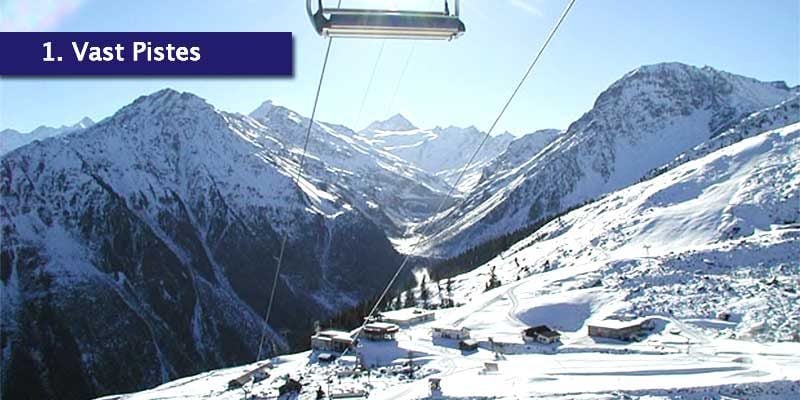 <h3>Grimentz’s Pistes</h3>The Val d’Anniviers is known for it’s most extensive and untouched off-piste terrains in the Alps. The skiing in Grimentz is between 1500m to around 3000m and the majority of the 50km of pistes is above 2100m, allowing it to be snow secure. You can experience open pistes to forest runs, easy blues and very steep blacks which most of the time are in excellent condition.<br></br>Backcountry skiing is about getting away from the crowds so you can do your own thing and focus on your skiing and in the Val d’Anniviers, slopes don’t get skied out like they do in larger resorts. We suggest walking with your skis enhances your off piste opportunities and find some hidden gems yourselves.