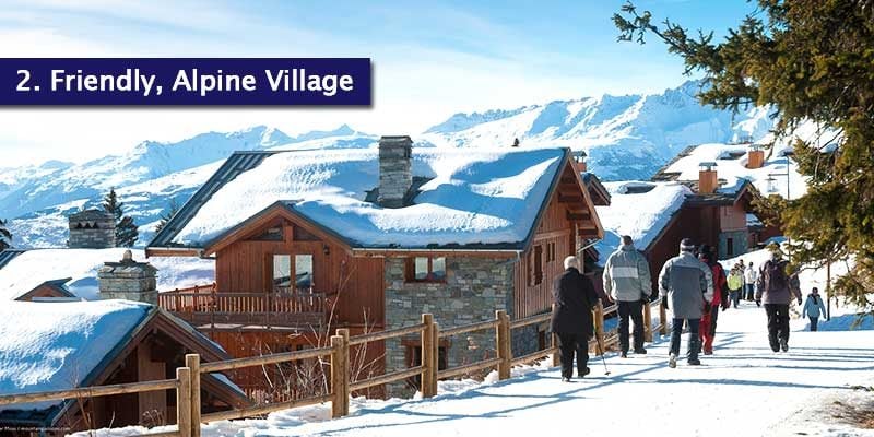 <h3>Friendly & Laid Back Village</h3>La Rosiere is close to Val d’Isère, Tignes and Les Arcs but it has a completely different personality. It’s quite smaller and quieter than most resorts, instead of lively ski bars and restaurants. Check out our ski guide for <a href="https://www.mountainheaven.co.uk/blog/all-about-la-rosiere/">La Rosiere</a>.<br></br>With it being a quiet and more family orientated resort, what’s most appealing is that everything is convenient and bars, restaurants and shops are only a short walk away, so your legs will be thankful after spending days up in the mountains.<br></br>Be sure to check out Caffè Latte; a cosy restuarants bar which serve breakfast and lunch as well as Le Plan du Repos, a charming restaurant that serves some great dishes.