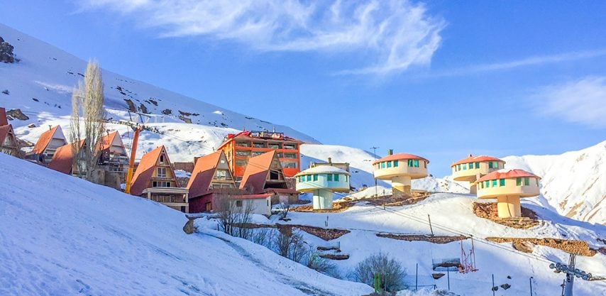 Shemshack ski resort iran