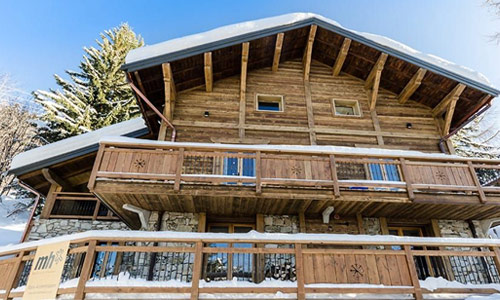 Chalet ammonite in La Plagne 1800