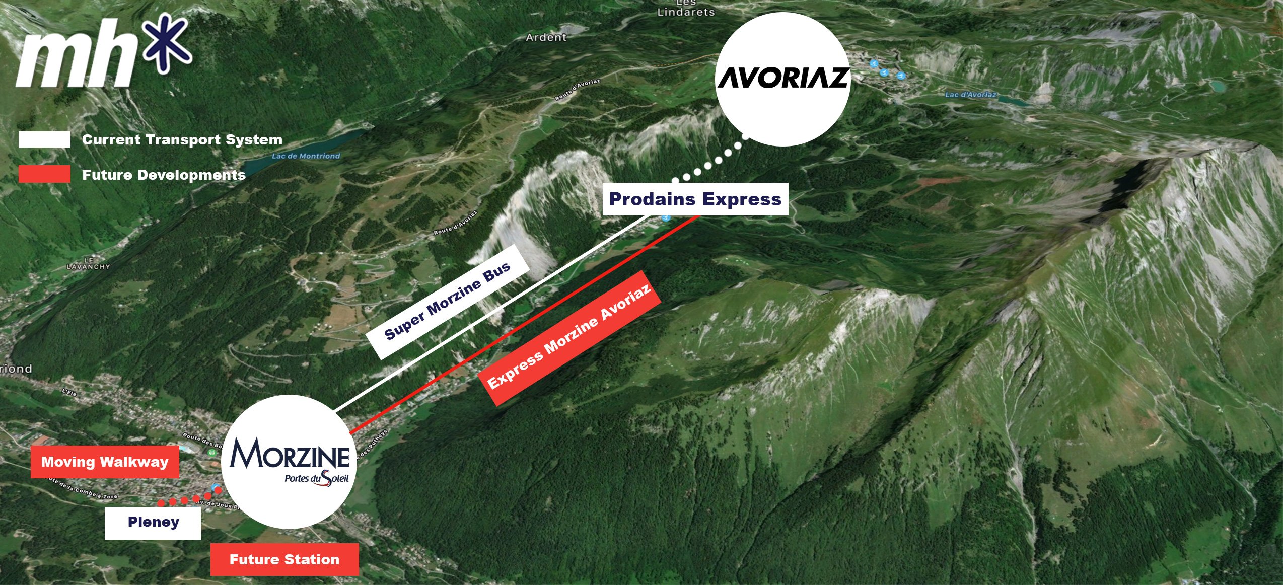 Moraine Avoriaz Developments Map