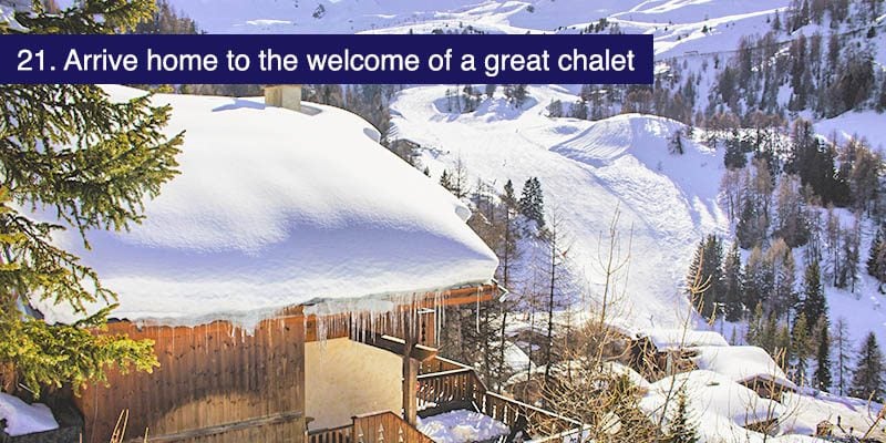 <h3>Arrive home to the welcome of a Mountain Heaven catered chalet in La Plagne</h3>The Paradiski is a big area and exploring it is tiring work. When you’re done out on the mountain and head for home there’s nothing like the welcome of a great chalet. Our <a href="/resorts/france/la-plagne-1800" target="_blank">catered chalets in La Plagne 1800</a> are perfect as a base to explore and with dinner, ski hire, lift pass buying all taken care of and Bar la Mine as your local, enjoying your holiday and seeing all the sights will be all you have to worry about.