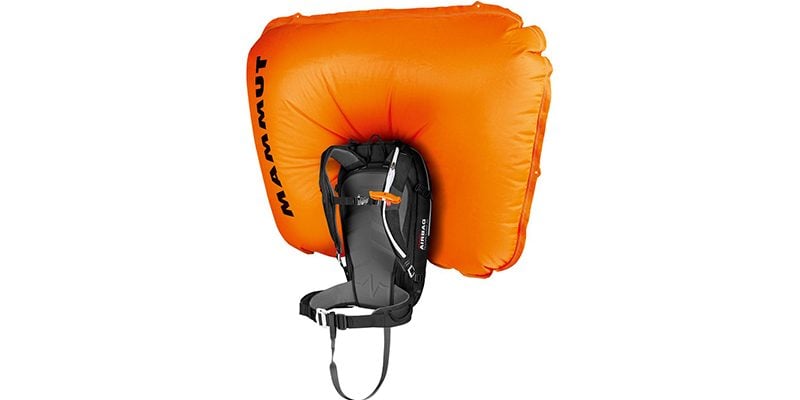 <h3>Where to buy inflatable avalanche backpacks</h3>Many brands now specialise in the design of avalanche backpacks. Before you buy one, it’s important to consider what type of skiing or snowboarding you’ll be taking part in during your trip.<br></br>For example, your backpack needs to fit well and be comfortable, so with some models you will need to see which ones fit best before heading to the mountains.<br></br><a href="https://uk.mammut.com">Mammut</a> offer an exceptional, value for money <a href="https://www.bergzeit.co.uk/mammut-pro-removable-35-lawinenrucksack-plus-system-black-35-l/?utm_source=manufacturer&_cclid=v3_1e52ab68-c52f-59bd-a619-19b812799aed&gclid=Cj0KCQjwlqLdBRCKARIsAPxTGaWYZsR9b8qlDrLv7Gs4vYlGkxVD3GFzAaQuzRn2NDb0vs5nbSsF3VoaAps-EALw_wcB">avalanche backpack</a> with many features, including compression straps, removable hip belts and more. Be sure to check them out for a well protected ski trip!<br></br>