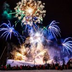 Courchevel fireworks