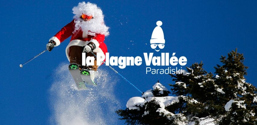 la plagne at christmas