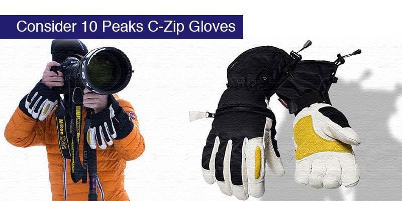 <h3>Consider the C-Zip gloves</h3>  Handling your phone on lifts or out on the snow can be quite awkward because we usually start off with some big winter gloves on. So typically people take at least one glove off to handle the phone. This can be a bit awkward and can lead to the dropping of your gloves as often as the dropping of the phone. You tend to be passing gloves to people or tucking them under your elbow whilst gripping your phone in one hand. It’s a recipe for disaster.   So we made our lives a bit easier by choosing <a href="/blog/great-ski-gloves-gear-review/" target="_blank" rel="noopener">C-Zip Ski and Snowboard Gloves</a>. These are good gloves with a zip behind the knuckles that allows you to pop your hands out whilst wearing them. It means it’s easy to handle your phone with your ungloved hands and not have to stash your gloves anywhere. When used in conjunction with the tether, getting your phone out on the ski lifts is a breeze. No more worries about dropping your gloves or fumbling to use your hands out on the snow. Check out our <a href="/blog/great-ski-gloves-gear-review/" target="_blank" rel="noopener">video review article</a>.