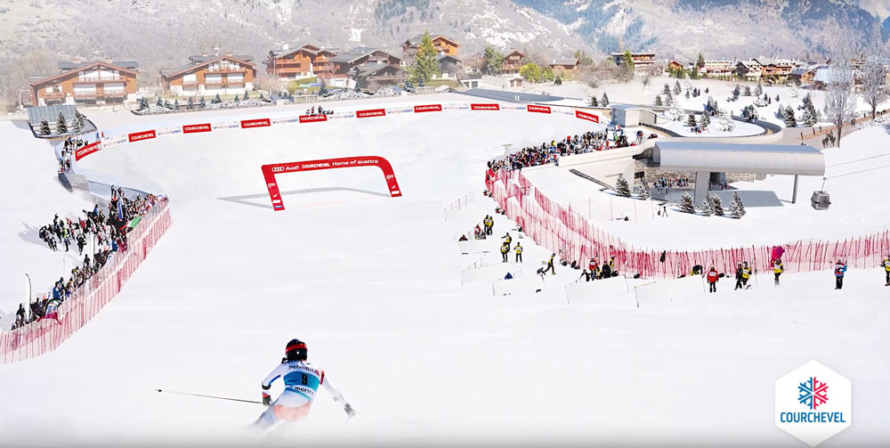 Le Praz Alinum menyelenggarakan Kejuaraan Dunia Alpine Ski