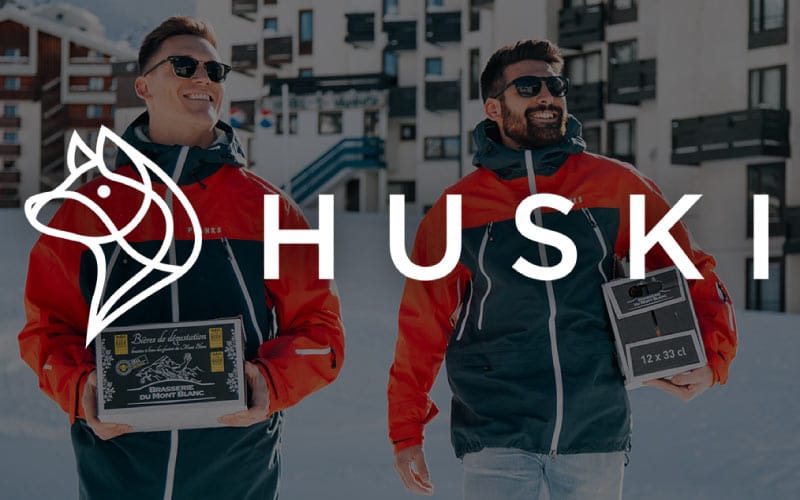 Huski alpine food delivery service