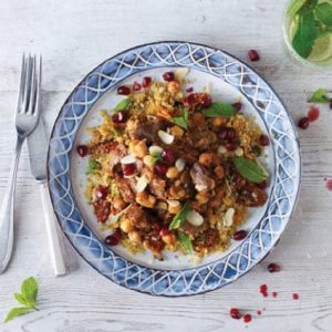 Moroccan spiced lamb Tagine