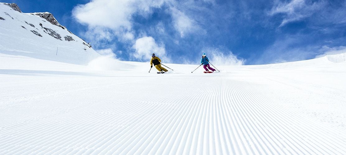 Great runs in La Plagne Montalbert