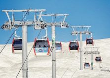 Ski lifts in Georgia ski resort