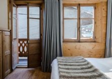 A double bedroom in the chalet