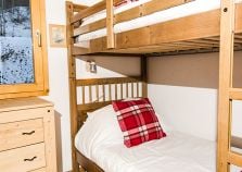 A bunk bed room in the chalet