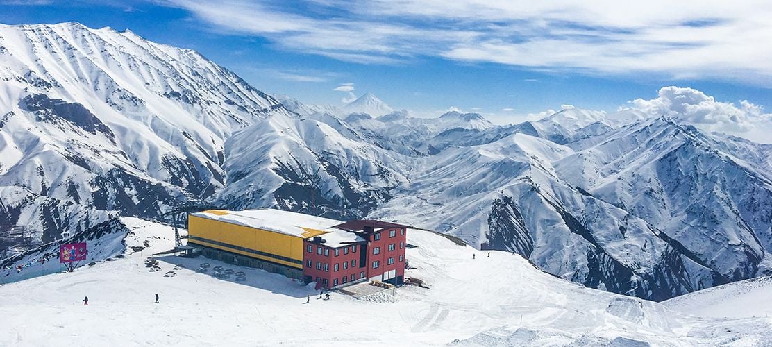 The top of Darbansar ski resort