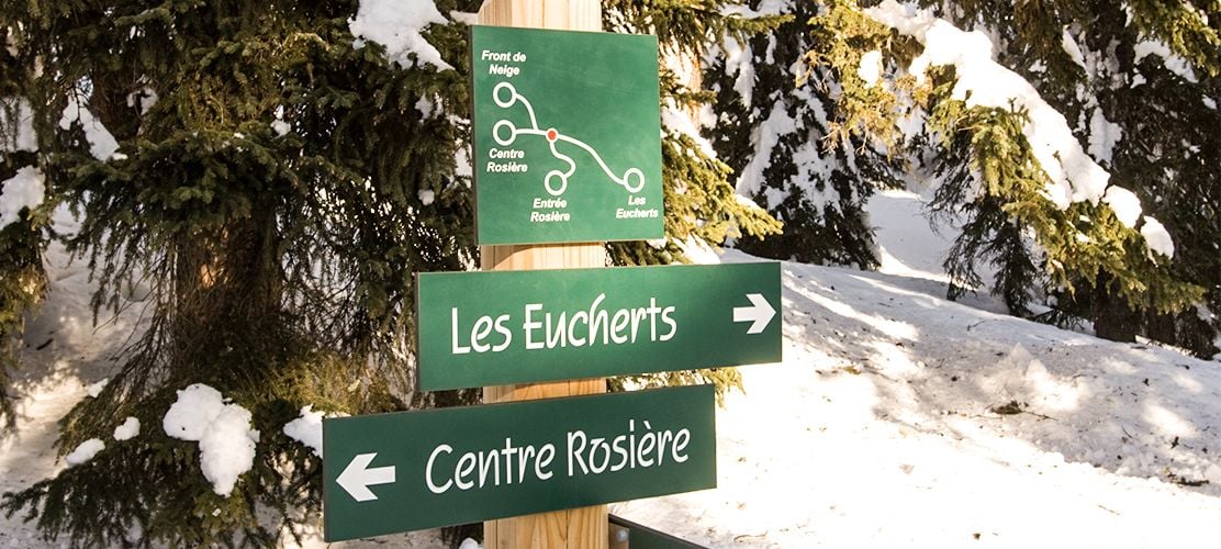 La Rosiere trails