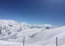 The pistes of Dizin in Iran