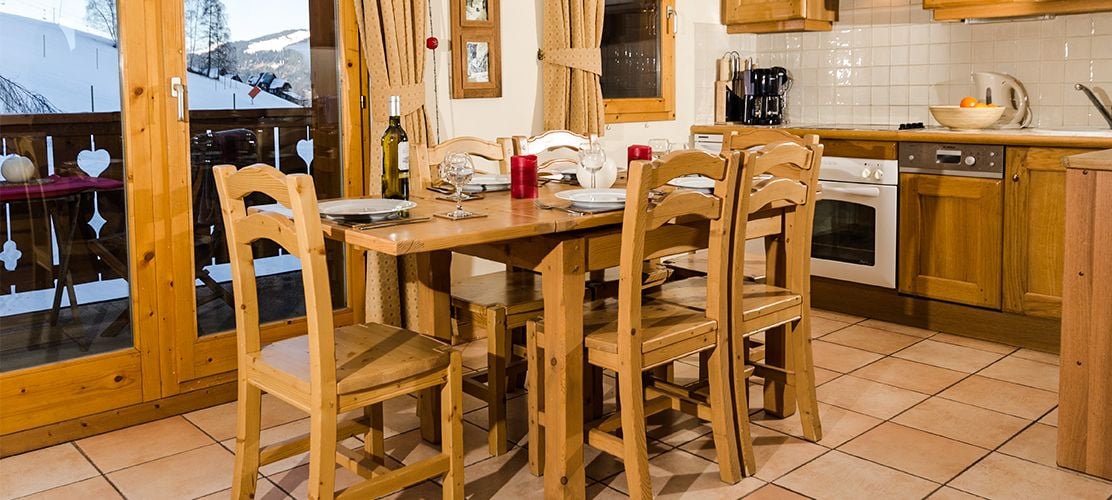 Open plan dining area