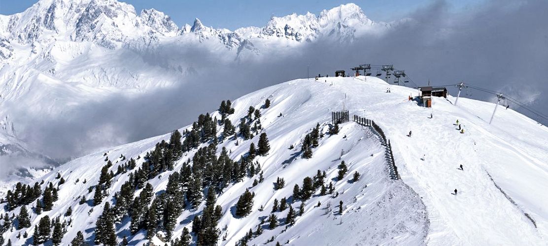 Skiing in La Plagne Montalbert