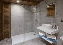 Modern ski chalet bathroom