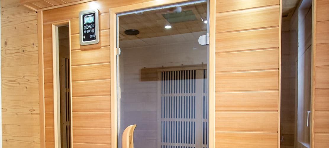 Steam room in chalet capela