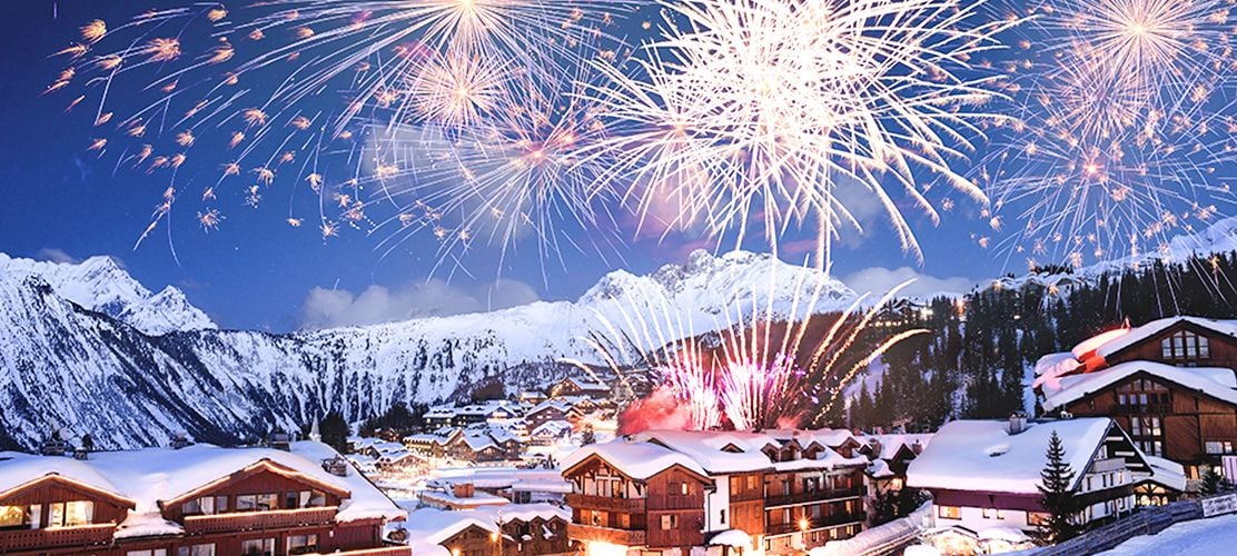 Courchevel fireworks